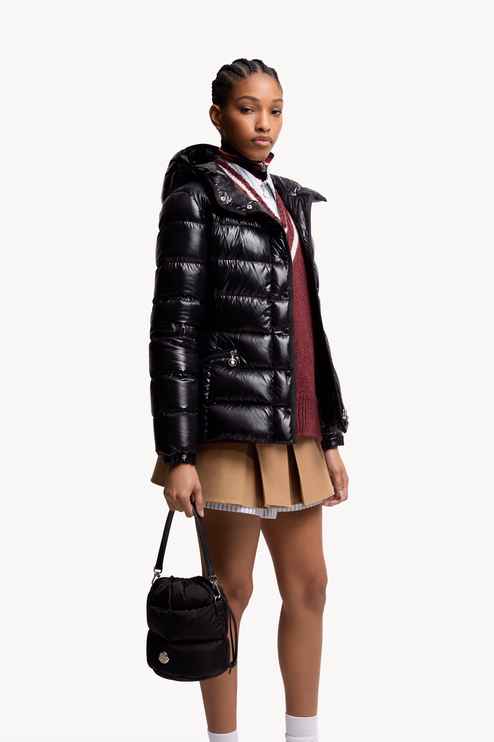 Caradoc Water-Repellent Bucket Bag Women Black Moncler 2